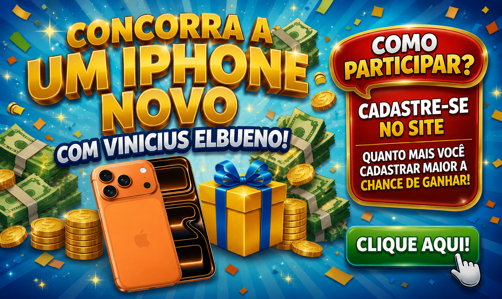 Sorteio iPhone 17 Pro